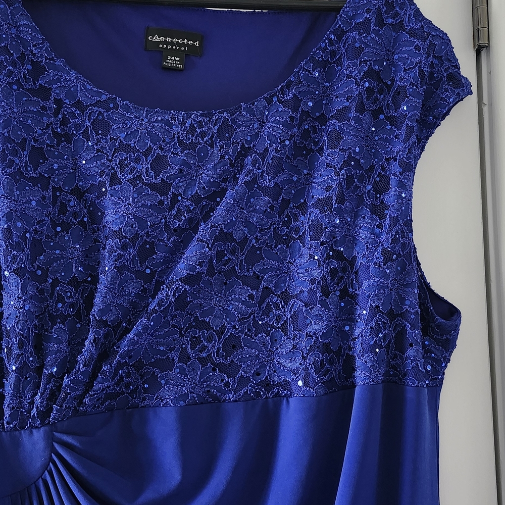 Connected Blue Lace Dress